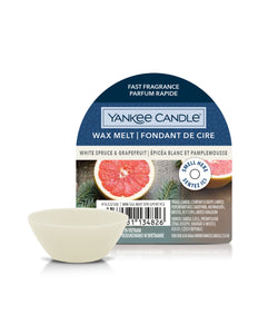 Yankee Candle White Spruce & Grapefruit Wax Melt - Yankee Candle & WoodWick