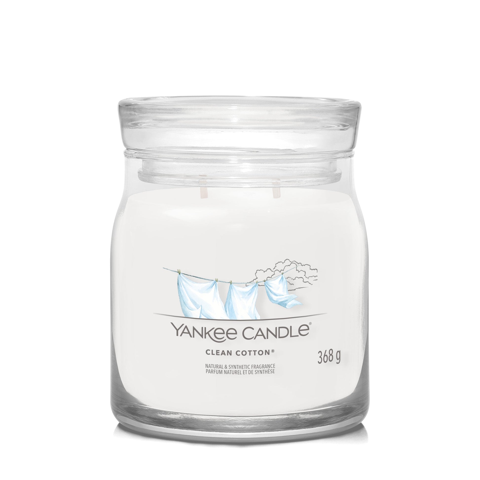 Yankee Candle Clean Cotton Medium Jar - Yankee Candle & WoodWick