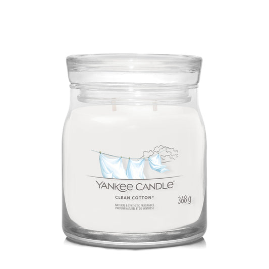 Yankee Candle Clean Cotton Medium Jar - Yankee Candle & WoodWick