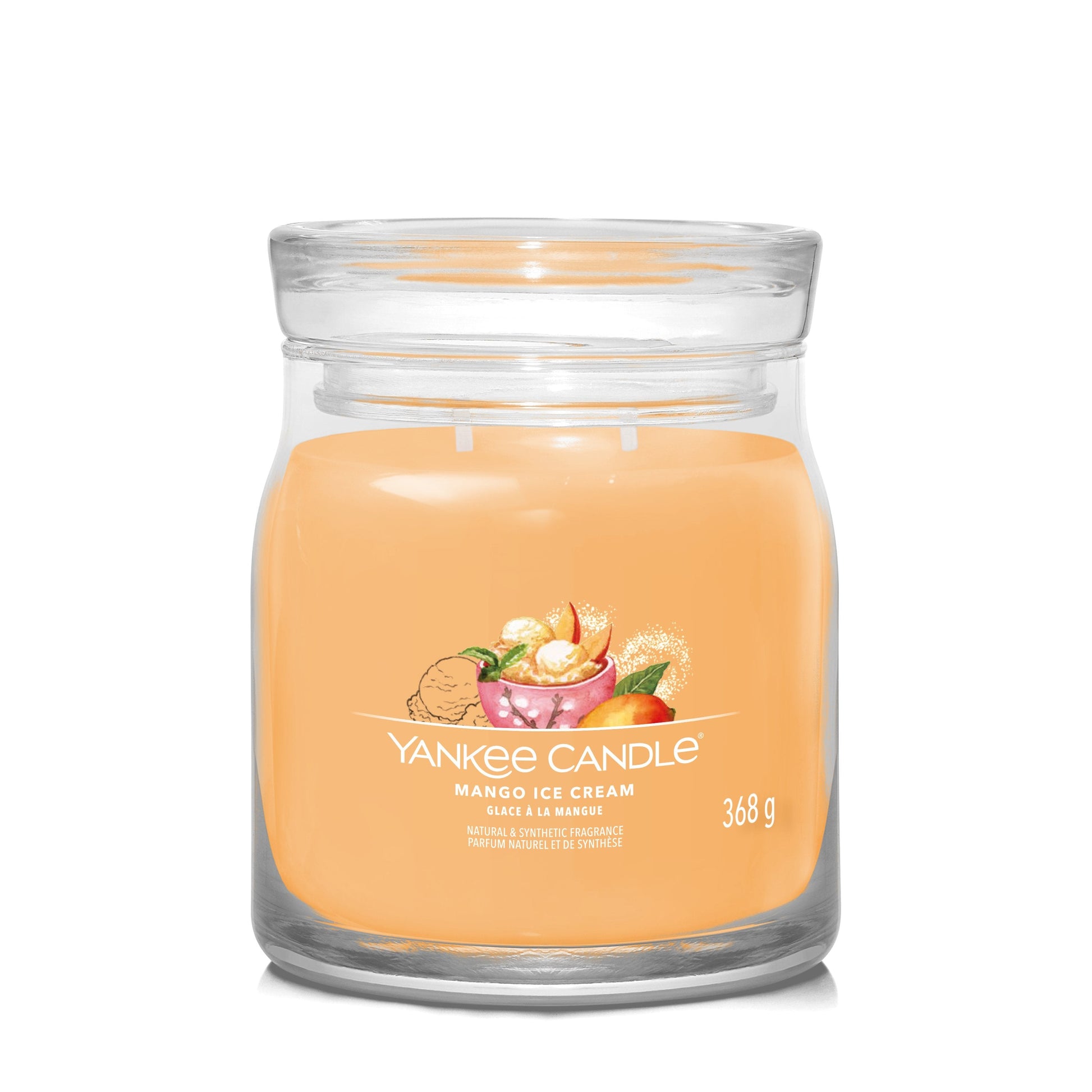 Yankee Candle Mango Ice Cream Medium Jar - Yankee Candle & WoodWick
