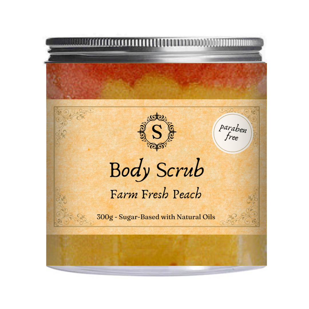 Scents & Soaps Body Scrub Farm Fresh Peach 300g