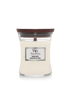 WoodWick Warm Wool Medium Candle - Yankee Candle & WoodWick