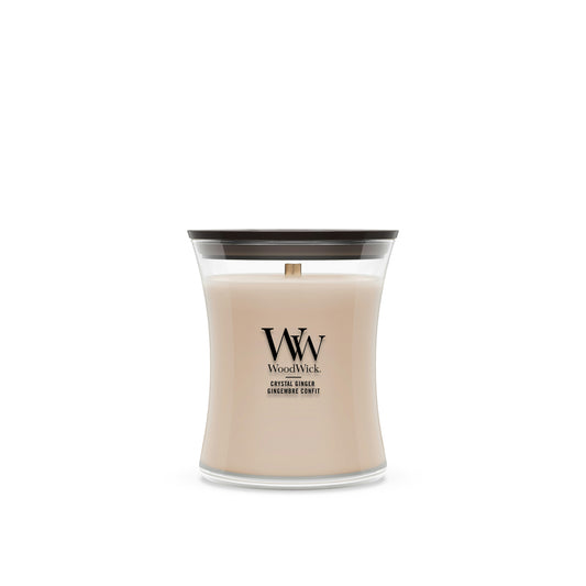 WoodWick Crystal Ginger Medium Candle