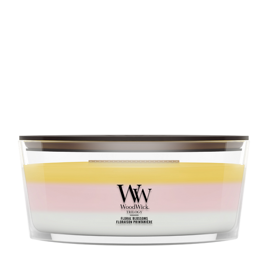 WoodWick Floral Blossoms Ellipse Trilogy Candle online bestellen
