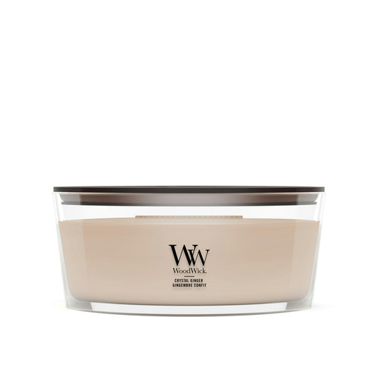 WoodWick Crystal Ginger Ellipse Candle