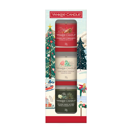 Yankee Candle Après Ski Collection 3 Filled Votive Christmas Gift Set