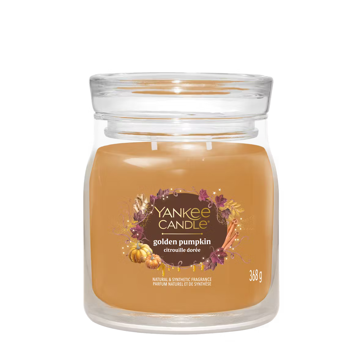 Yankee Candle Golden Pumpkin Medium Jar - Yankee Candle & WoodWick