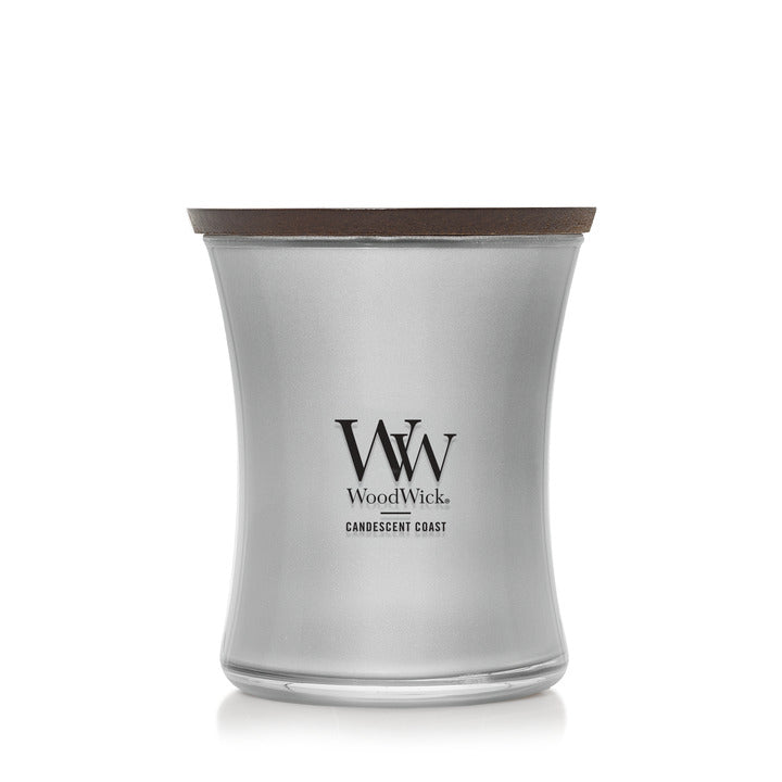 WoodWick Precious Metals Candescent Coast Medium Candle - Yankee Candle & WoodWick