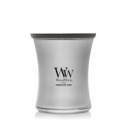 WoodWick Precious Metals Candescent Coast Medium Candle - Yankee Candle & WoodWick