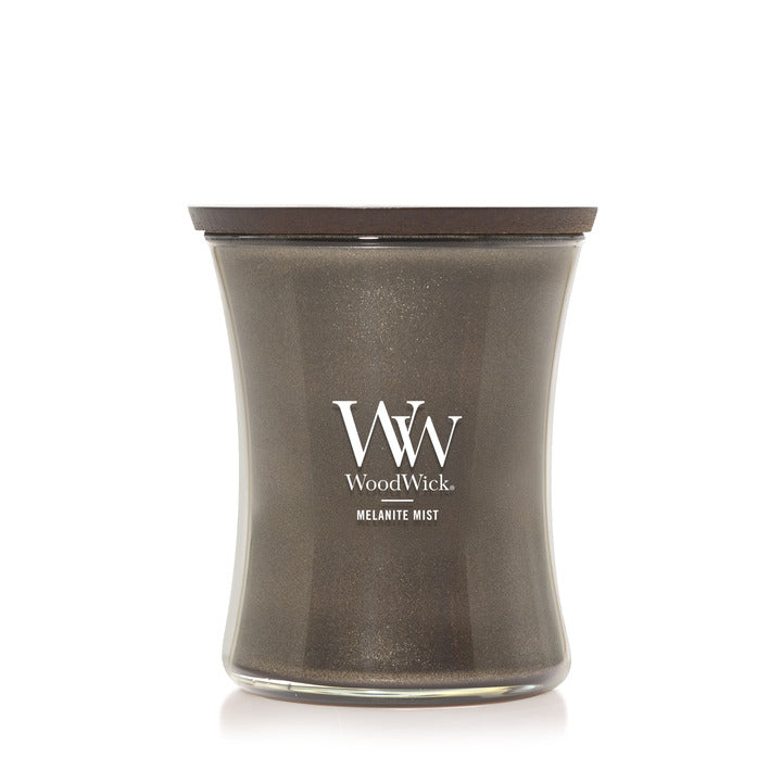 WoodWick Precious Metals Melanite Mist Medium Candle - Yankee Candle & WoodWick