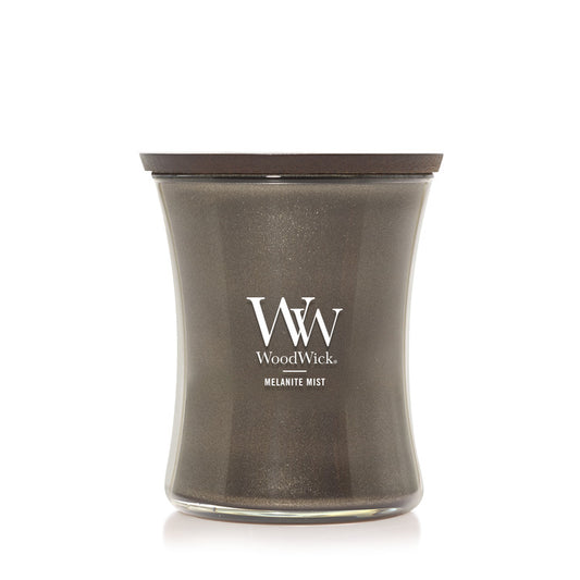 WoodWick Precious Metals Melanite Mist Medium Candle - Yankee Candle & WoodWick
