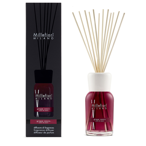 Millefiori Milano Reed Diffuser 500 ml Grape Cassis