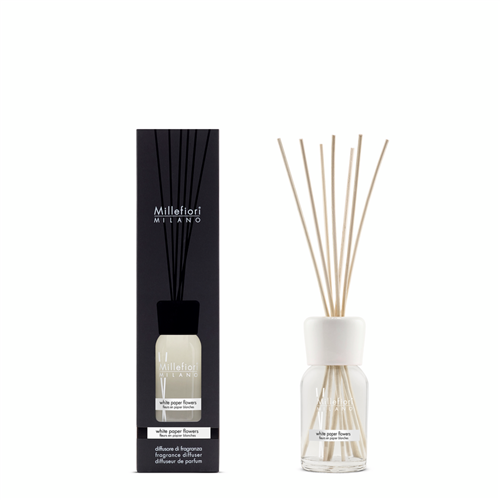 Millefiori Milano Reed Diffuser 100 ml White Paper Flowers - Shop Hier