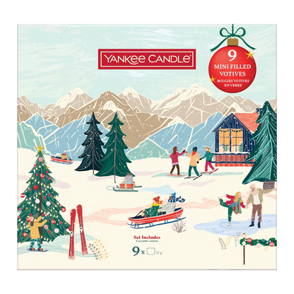 Yankee Candle Après Ski Collection 9 Filled Votive Book Gift Set