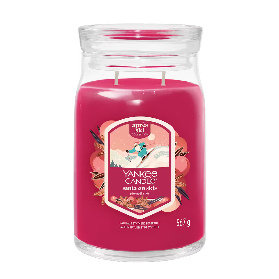 Yankee Candle Santa On Skis Large Jar