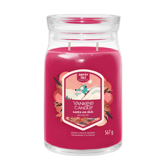 Yankee Candle Santa On Skis Large Jar