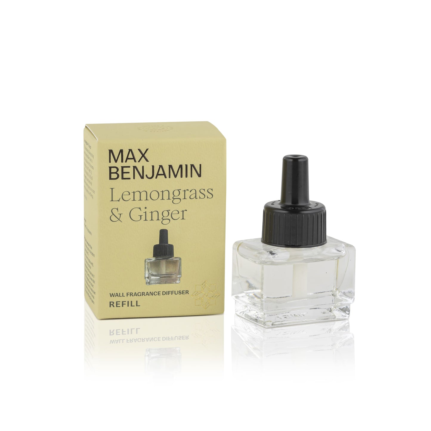 Max Benjamin Wall Diffuser Navulling 15ml - Lemongrass Ginger