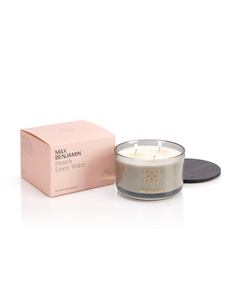 Max Benjamin 3-Wick Geurkaars - French Linen Water
