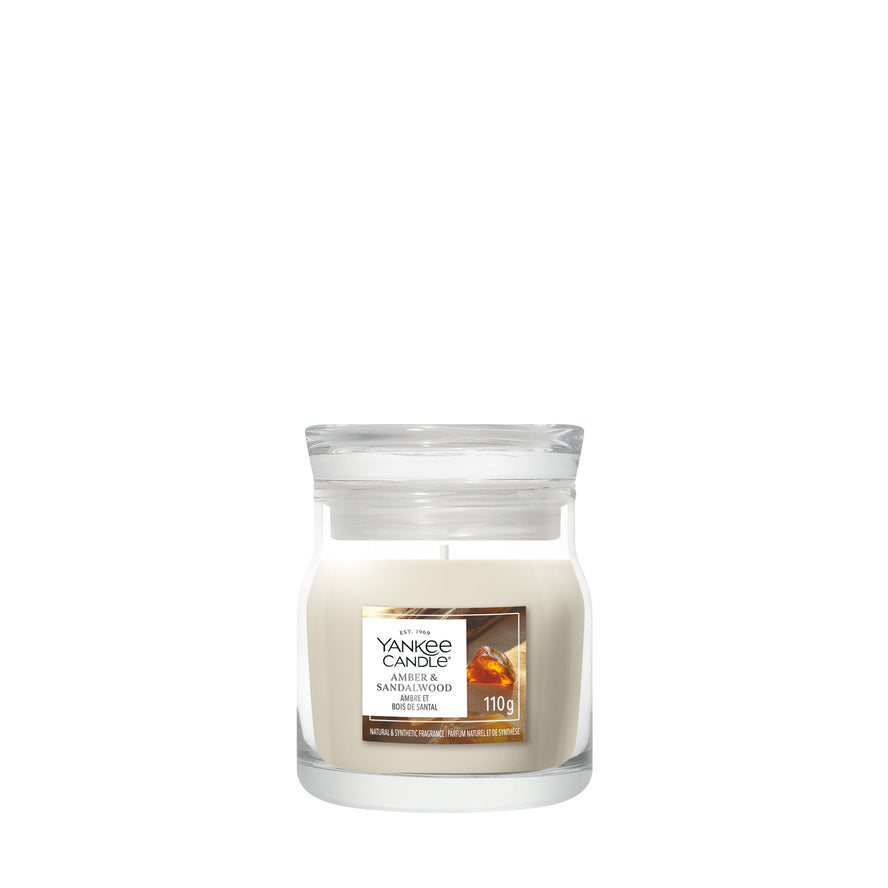 Yankee Candle Amber & Sandalwood Small Jar
