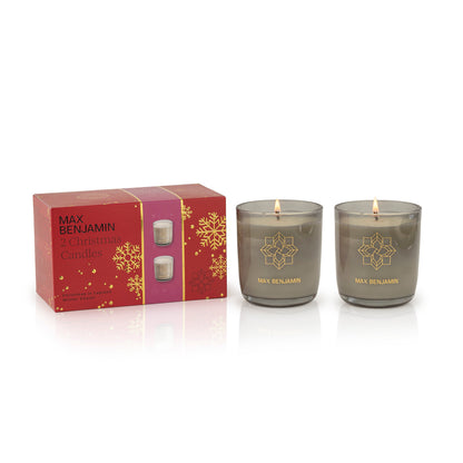Max Benjamin 2 Geurkaars Cadeauset - Winter Chalet & Christmas in Lapland