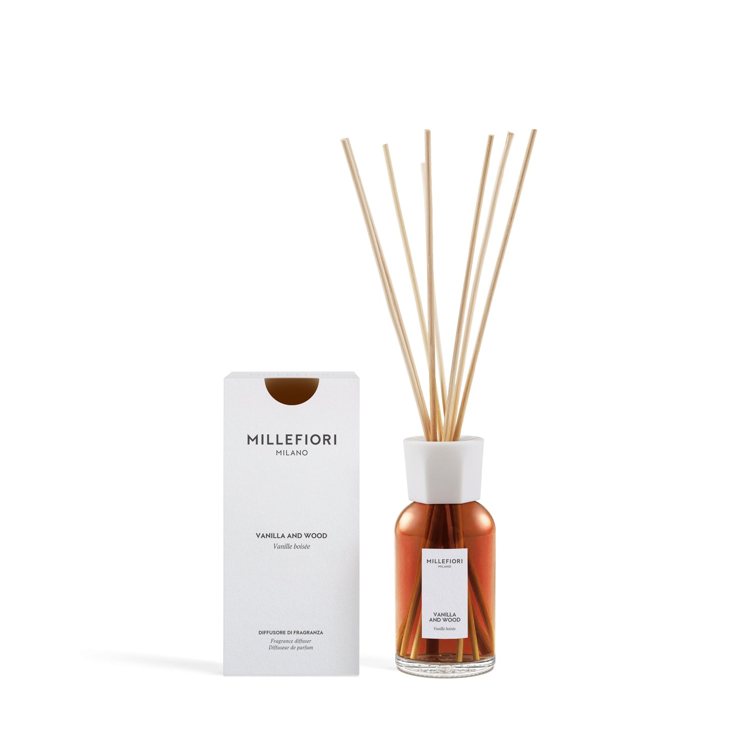 Milano Geurstokjes 250 ml Vanilla & Wood - Yankee Candle & WoodWick