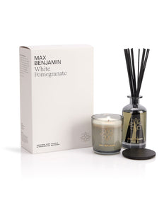 Max Benjamin Geurkaars & Geurstokjes Cadeauset - White Pomegranate