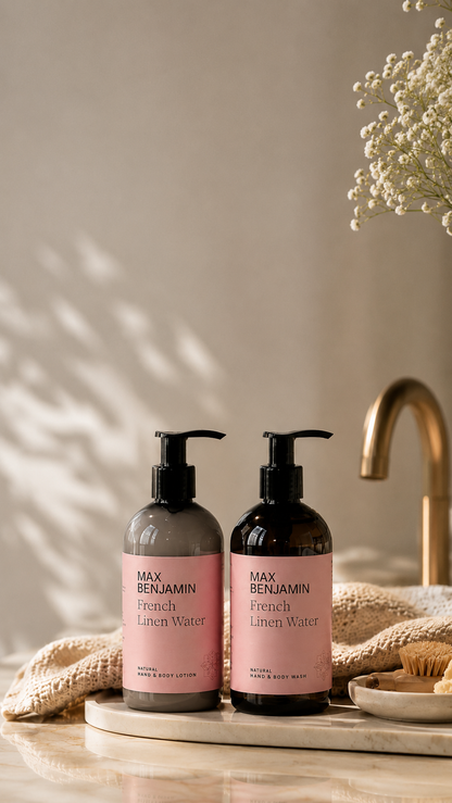 Max Benjamin Hand/Body Wash 300ml - French Linen Water