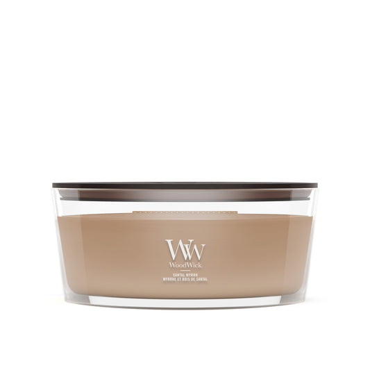 WoodWick Santal Myrrh Ellipse Candle