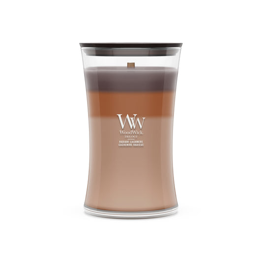 WoodWick Radiant Cashmere Large Trilogy Candle