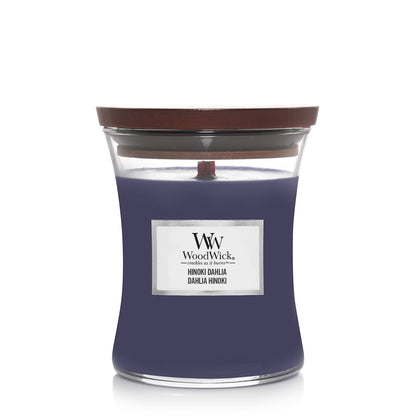 WoodWick Hinoki Dahlia Medium Candle