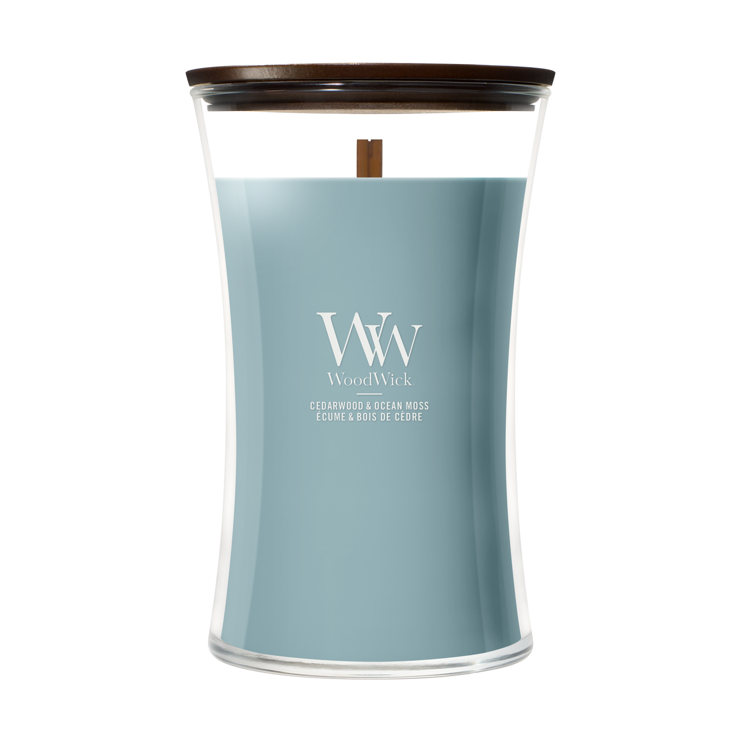 WoodWick Cedarwood & Ocean Moss Large Candle