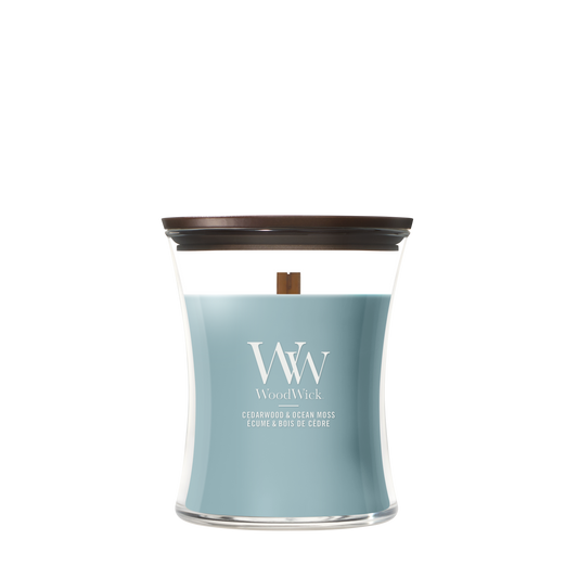 WoodWick Cedarwood & Ocean Moss Medium Candle online bestellen