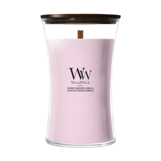 WoodWick Cherry Blossom & Vanilla Large Candle