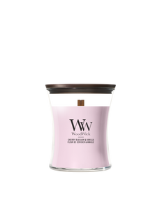 WoodWick Cherry Blossom & Vanilla Medium Candle