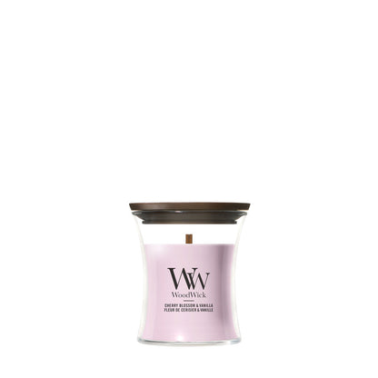 WoodWick Cherry Blossom & Vanilla Mini Geurkaars