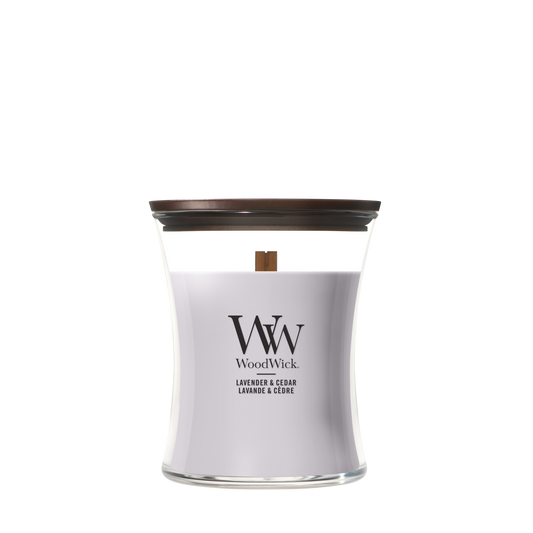 WoodWick Lavender & Cedar Medium Candle