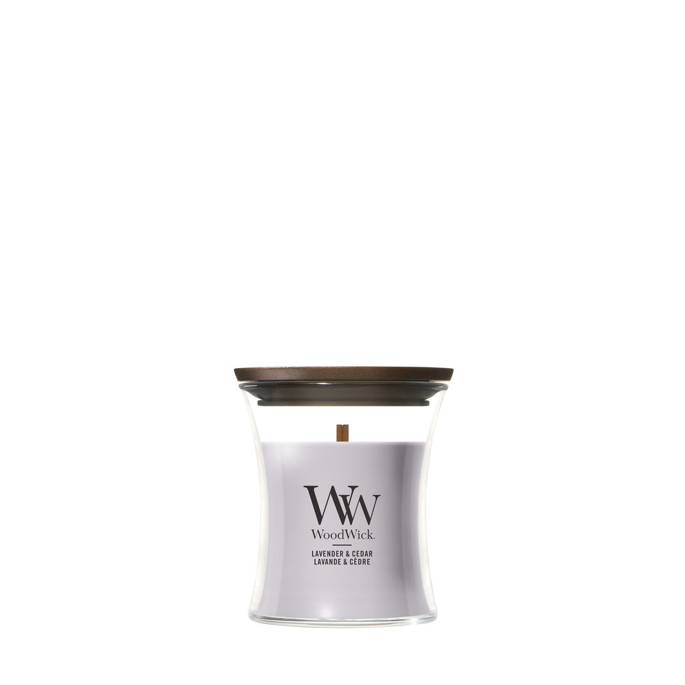 WoodWick Lavender & Cedar Mini Geurkaars
