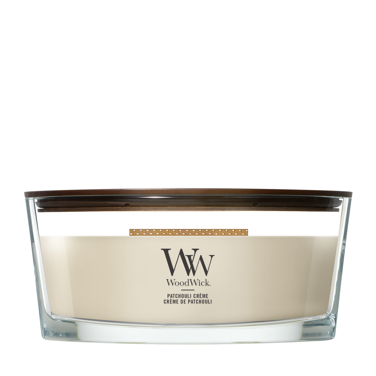 WoodWick Patchouli Crème Ellipse Candle