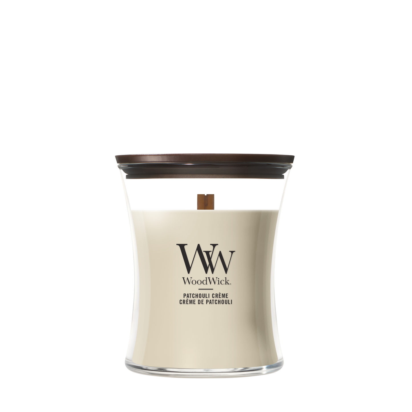 WoodWick Patchouli Crème Medium Candle