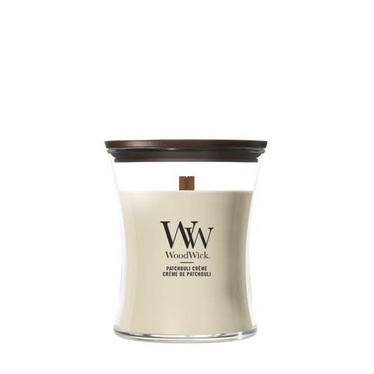 WoodWick Patchouli Crème Medium Candle online bestellen
