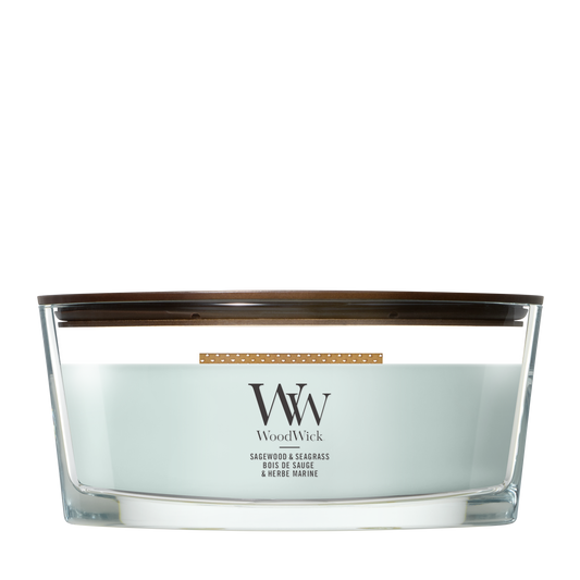 WoodWick Sagewood & Seagrass Ellipse Candle online bestellen
