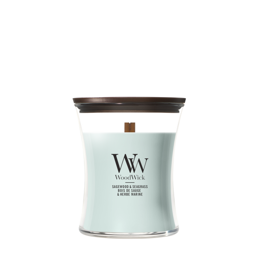 WoodWick Sagewood & Seagrass Medium Candle online bestellen