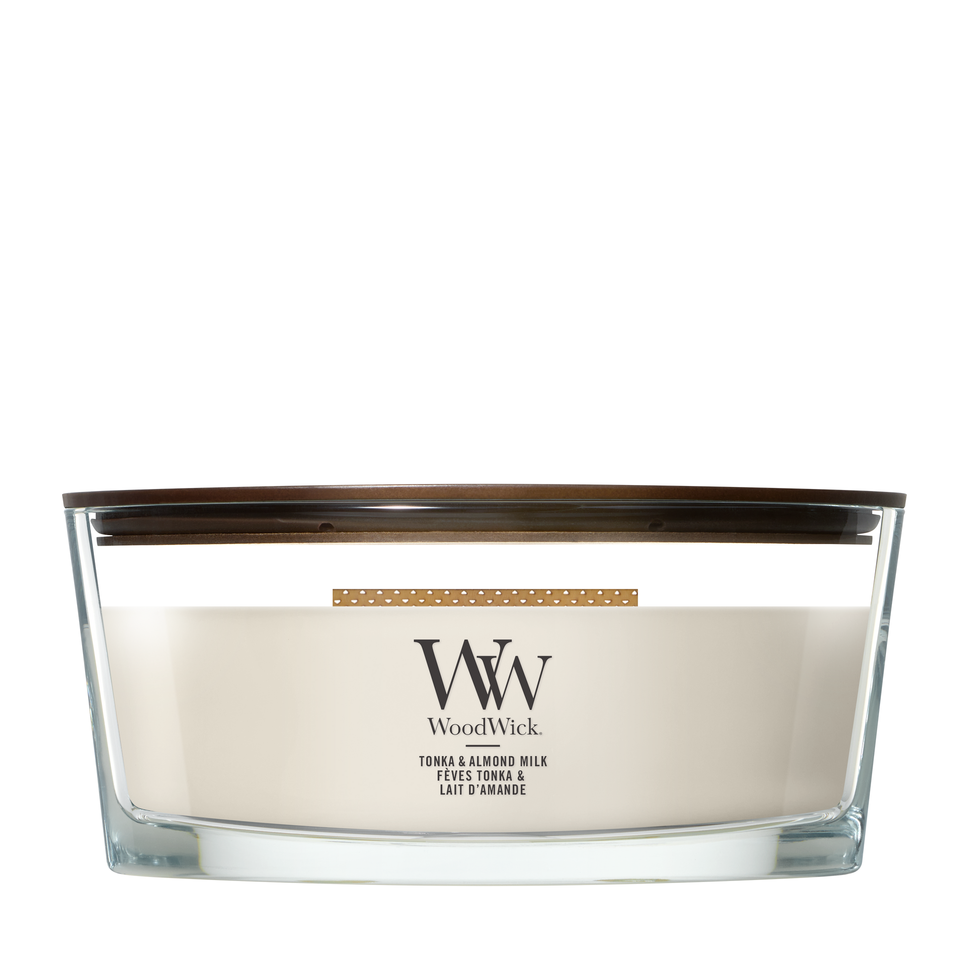 WoodWick Tonka & Almond Milk Ellipse Candle online bestellen