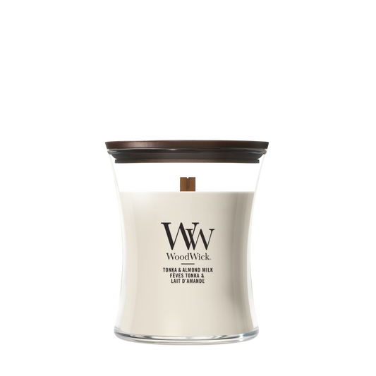 WoodWick Tonka & Almond Milk Medium Candle online bestellen