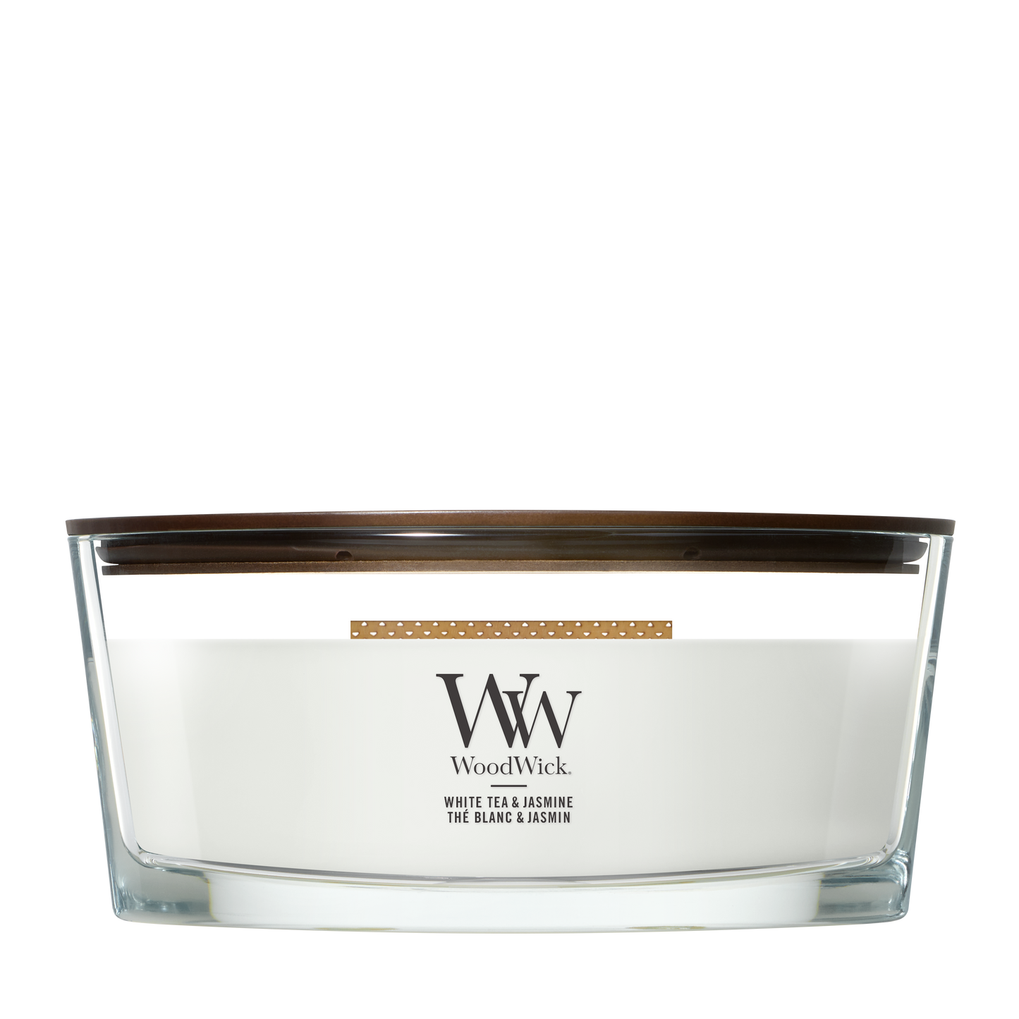 WoodWick White Tea & Jasmine Ellipse Candle online bestellen