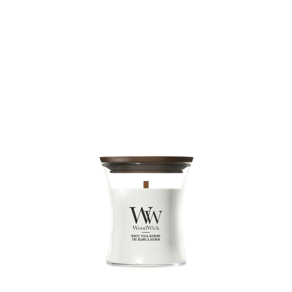 WoodWick White Tea & Jasmine Mini Geurkaars