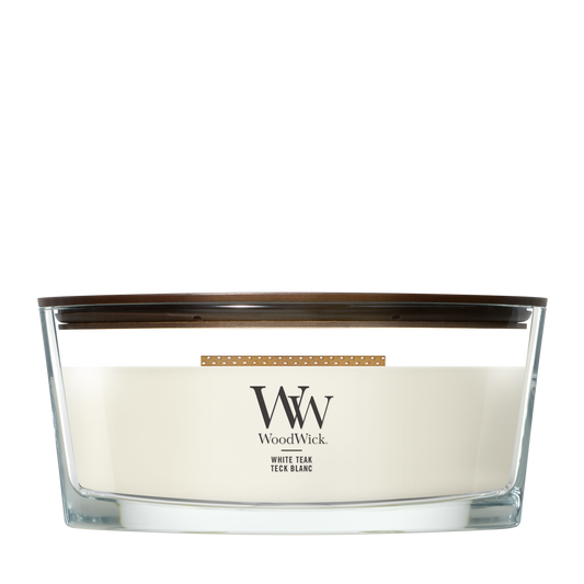 WoodWick White Teak Ellipse Candle online bestellen