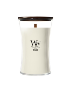 WoodWick White Teak Large Candle