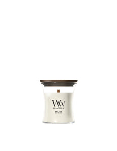 WoodWick White Teak Mini Geurkaars