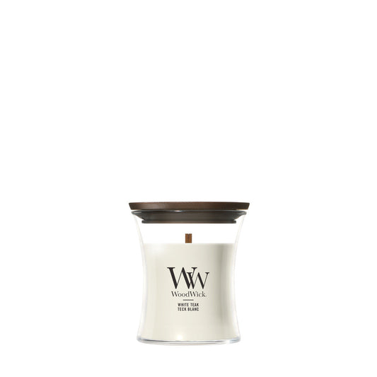 WoodWick White Teak Mini Geurkaars online bestellen